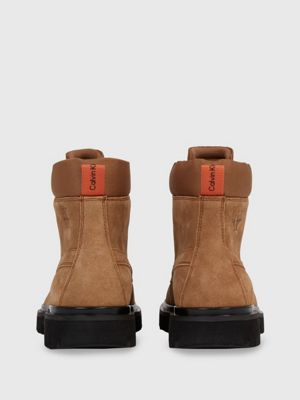 Calvin klein sale boots suede