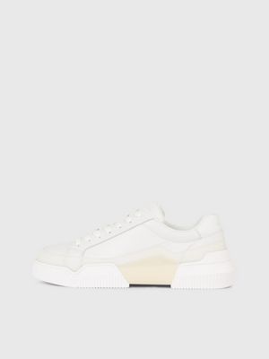 cc trainer black gold calfskin white mesh main image 1