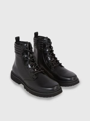 Calvin klein men's clearance boots leather