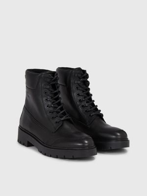 Calvin klein shop men's boots leather