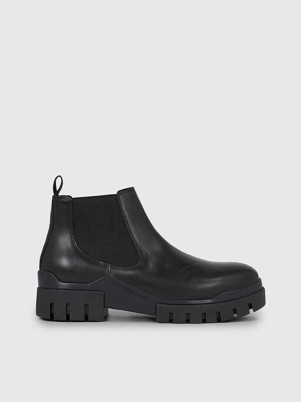 TRIPLE BLACK Chelsea-Boots Aus Leder undefined Herren Calvin Klein