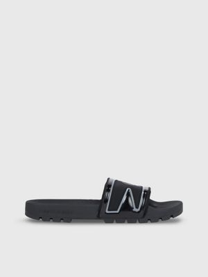 Calvin klein deals sliders black