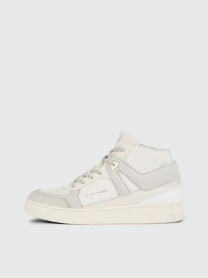 Calvin klein hot sale high tops white