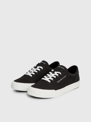 Calvin klein 2025 canvas trainers