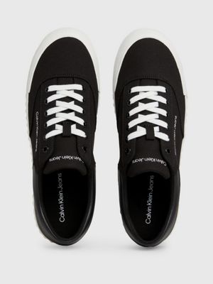 Calvin klein canvas outlet trainers