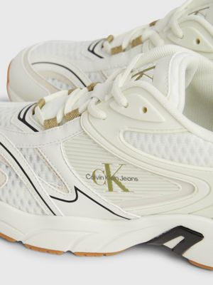 icicle/eggshell/black trainers for men calvin klein jeans