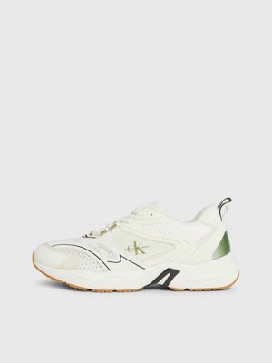 icicle/eggshell/black trainers for men calvin klein jeans