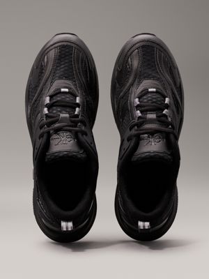 triple black trainers for men calvin klein jeans