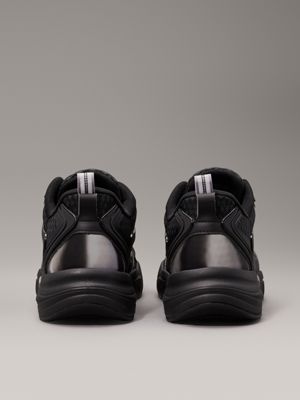 triple black trainers for men calvin klein jeans