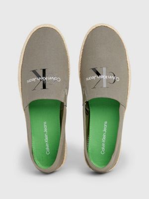 Calvin klein genna 2024 canvas espadrille shoes