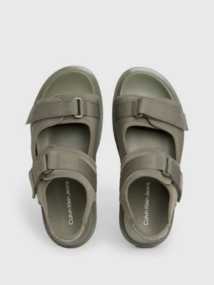 Calvin klein green sandals new arrivals