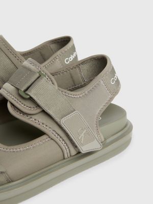 dusty olive/classic green sandals for men calvin klein jeans