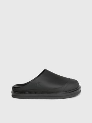 black mules for men calvin klein jeans