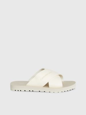 sandalias de malla recicladas  de hombres calvin klein jeans