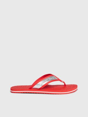 Metallic Flip Flops Calvin Klein YM0YM0095009N