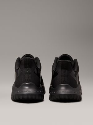 triple black ripstop trainers for men calvin klein jeans