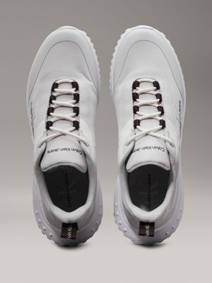 o mushroom/bitter chocolate/white ripstop trainers for men calvin klein jeans