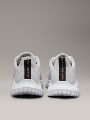 o mushroom/bitter chocolate/white ripstop trainers for men calvin klein jeans