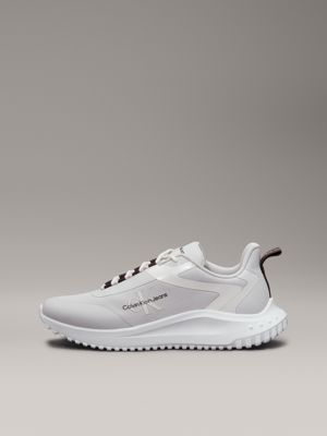 o mushroom/bitter chocolate/white ripstop trainers for men calvin klein jeans