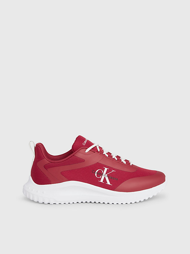 red trainers for men calvin klein jeans