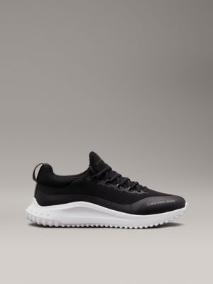 black knit trainers for men calvin klein jeans