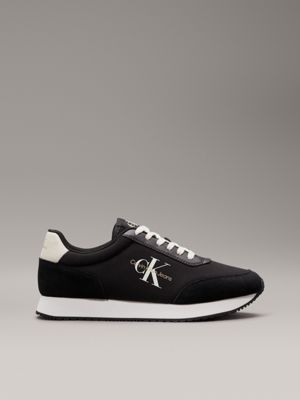 black trainers for men calvin klein jeans