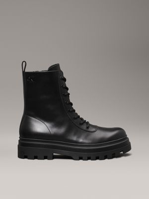 Calvin klein men's boots leather online