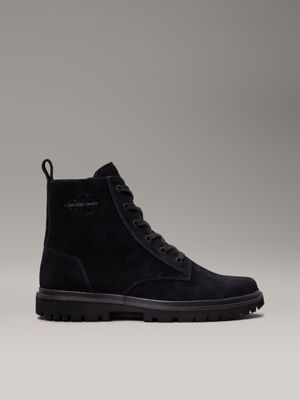 black suede boots for men calvin klein jeans