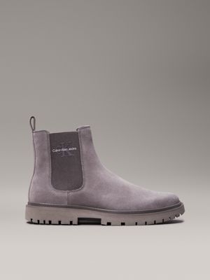 Calvin klein suede chelsea boots hotsell