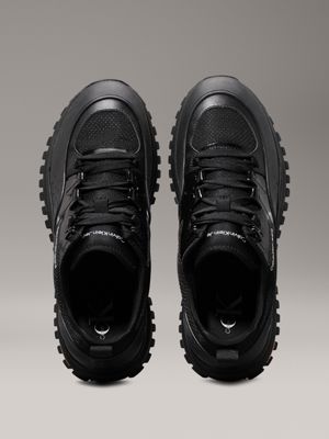 triple black vibram® trainers for men calvin klein jeans