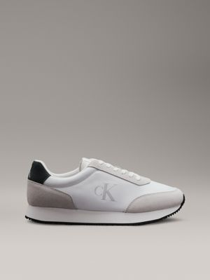 white suede trainers for men calvin klein jeans