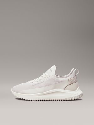 eggshell/o mushroom trainers for men calvin klein jeans