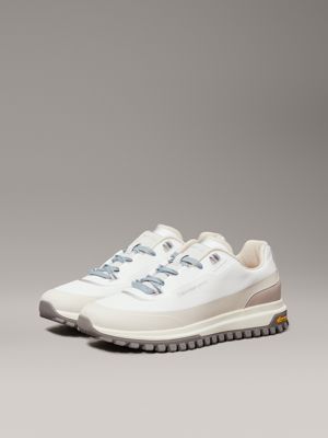 bright white/eggshell/lead vibram® trainers for men calvin klein jeans