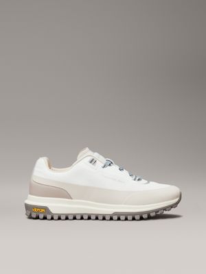 bright white vibram® trainers for men calvin klein jeans