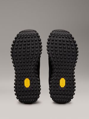 triple black vibram® trainers for men calvin klein jeans