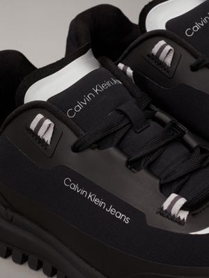 triple black vibram® trainers for men calvin klein jeans