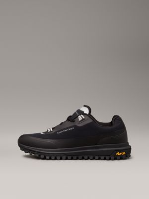 triple black vibram® trainers for men calvin klein jeans