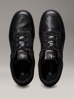 triple black buty sportowe ze sztucznej skóry dla mężczyźni - calvin klein jeans