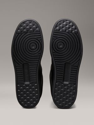 triple black buty sportowe ze sztucznej skóry dla mężczyźni - calvin klein jeans