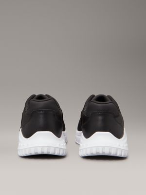 ck black / bright white mesh trainers for men calvin klein jeans