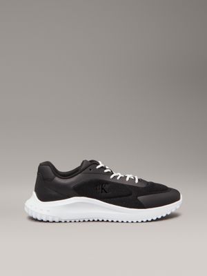 black mesh trainers for men calvin klein jeans