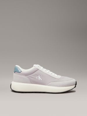 grey leather trainers for men calvin klein jeans