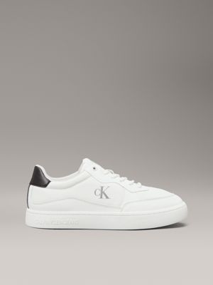 white ripstop trainers for men calvin klein jeans