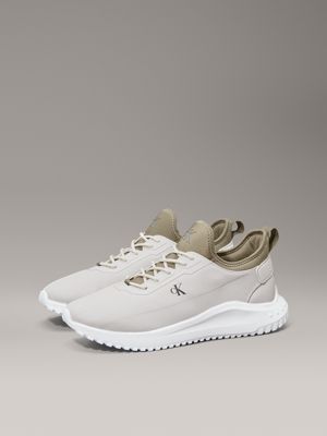 oyster mushroom/turtle dove/mermaid ripstop trainers for men calvin klein jeans