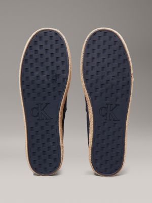 calvin navy canvas espadrilles for men calvin klein jeans