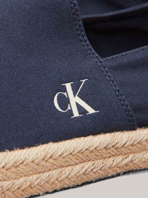 calvin navy canvas espadrilles for men calvin klein jeans