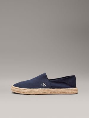 calvin navy canvas espadrilles for men calvin klein jeans