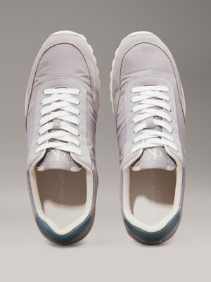 oyster mushroom/formal grey/trooper low profile trainers for men calvin klein jeans