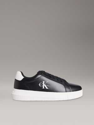 sneaker in pelle black da uomini calvin klein jeans