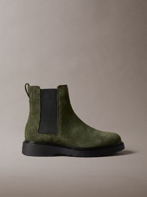 stivaletti chelsea in camoscio  da uomini calvin klein jeans